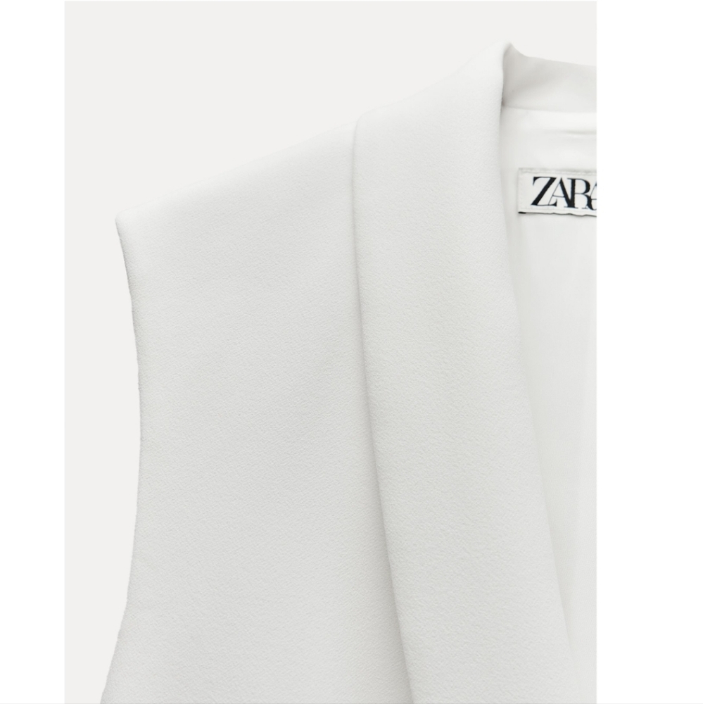 ❌️SOLD❌️TUXEDO COLLAR VEST ZW COLLECTION SIZE S - Picture 10 of 14